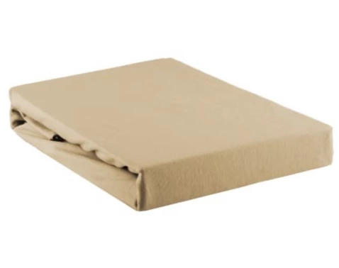 Prostěradlo Lycra 90x200 cm, oříškově hnědé