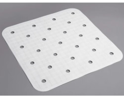 Protiskluzová podložka do sprchy 54x54 cm, bílá