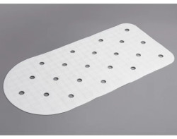 Protiskluzová podložka do vany 35x72 cm, bílá