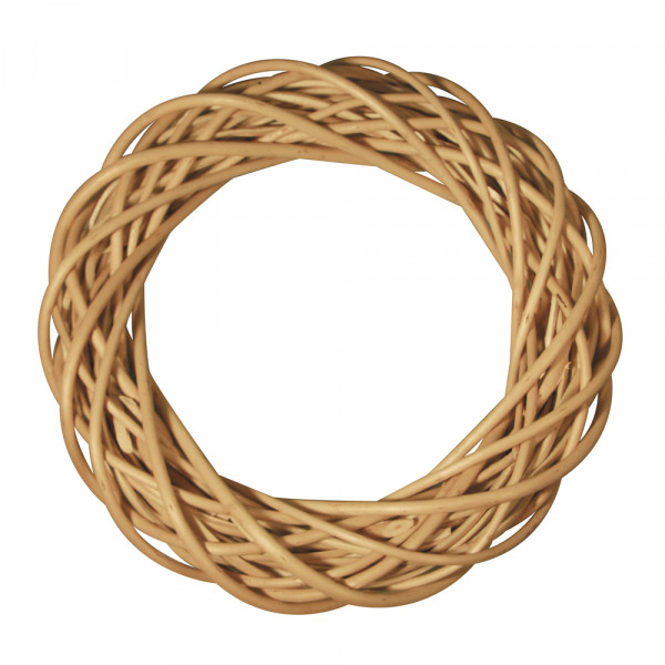 Proutěný věnec LOOP Ø25 cm přírodní