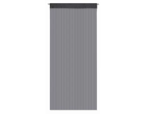Provázkový závěs/záclona Hammer 90x245 cm, černá