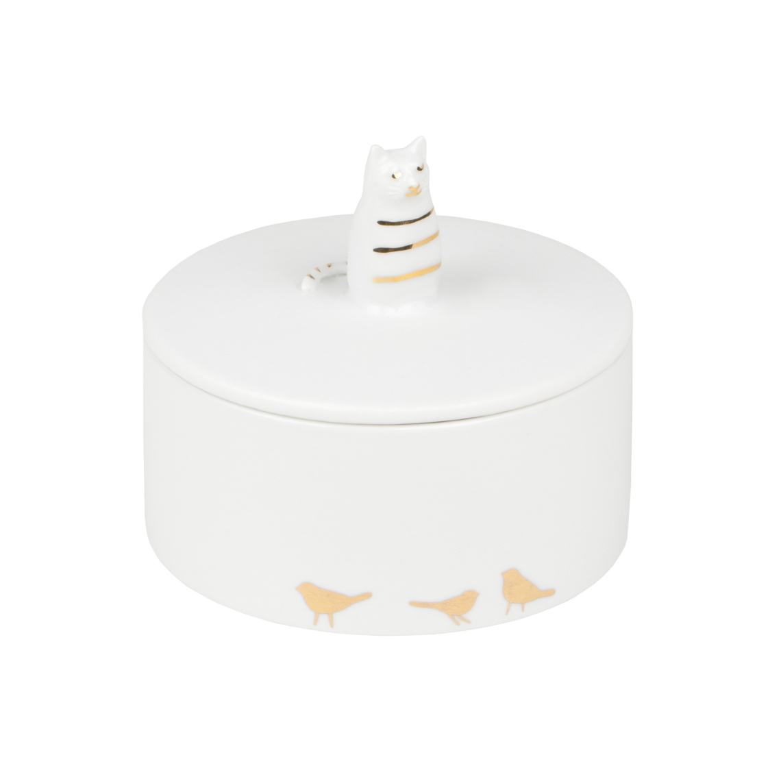 Räder Bílá porcelánová krabička CAT