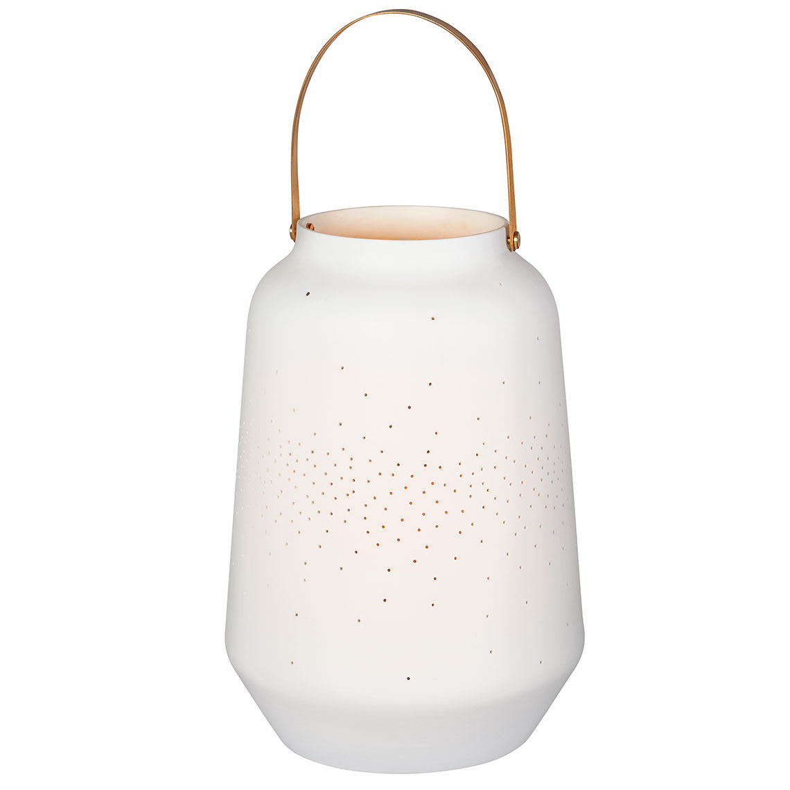 Räder Bílá porcelánová LAMPA vel. L (26,5 cm)