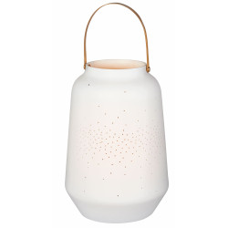 Räder Bílá porcelánová LAMPA vel. L (26,5 cm)