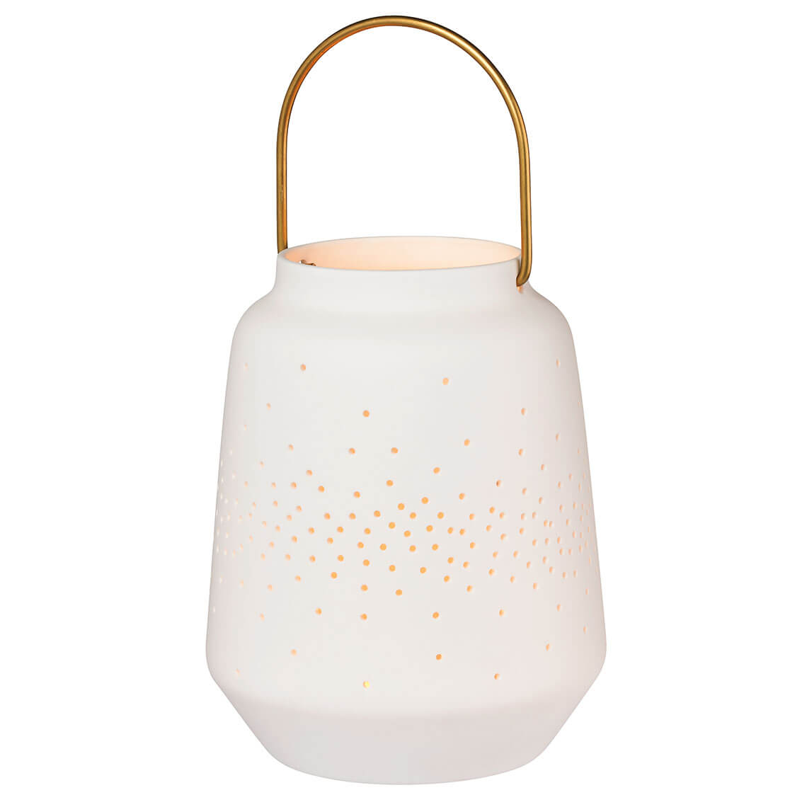 Räder Bílá porcelánová LAMPA vel. M (14 cm)