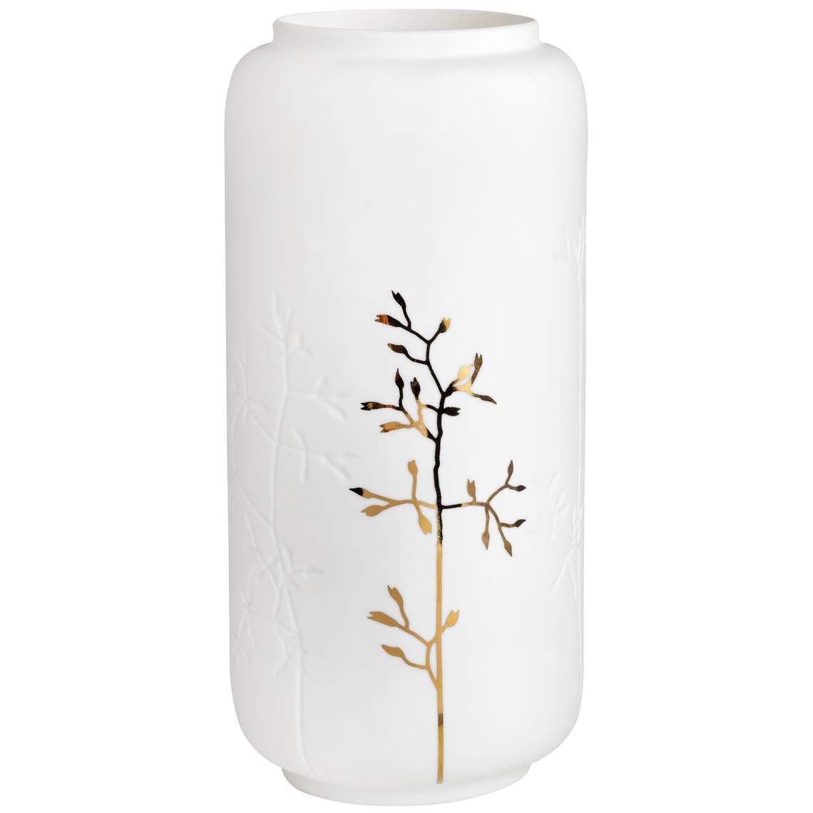 Räder Bílá porcelánová váza GOLD TWIG