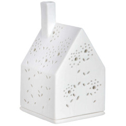 Räder Bílý porcelánový svícen DOMEČEK MEADOW