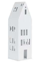 Räder Bílý porcelánový svícen DOMEČEK VELKÝ
