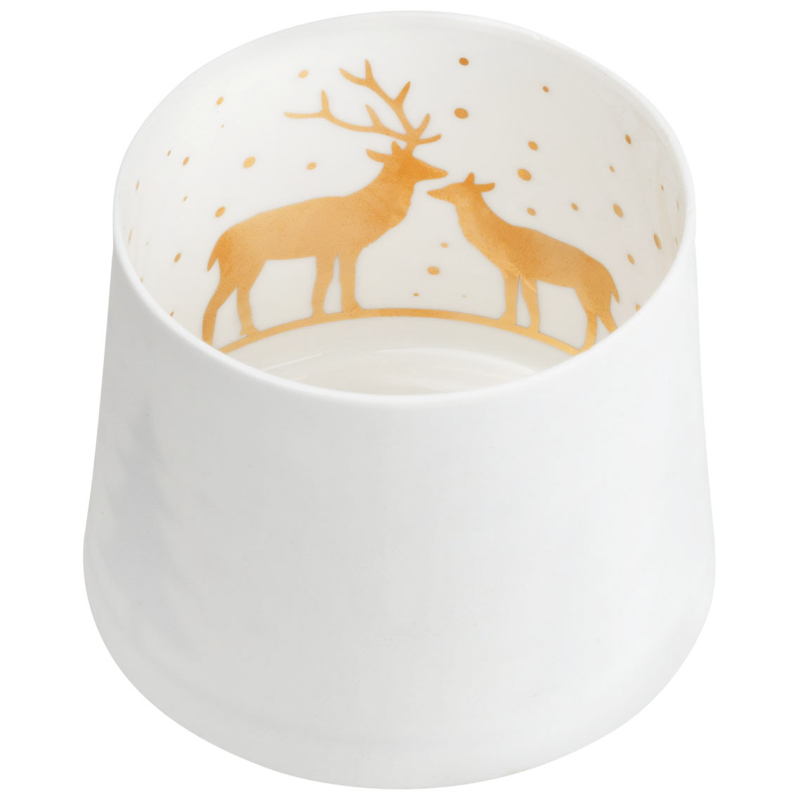 Räder Bílý porcelánový svícen HIRSCH