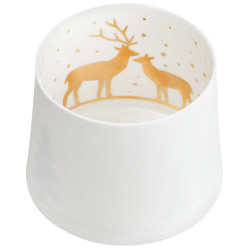 Räder Bílý porcelánový svícen HIRSCH
