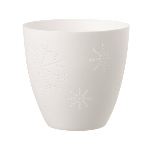 Räder Bílý porcelánový svícen ICE CRYSTALS