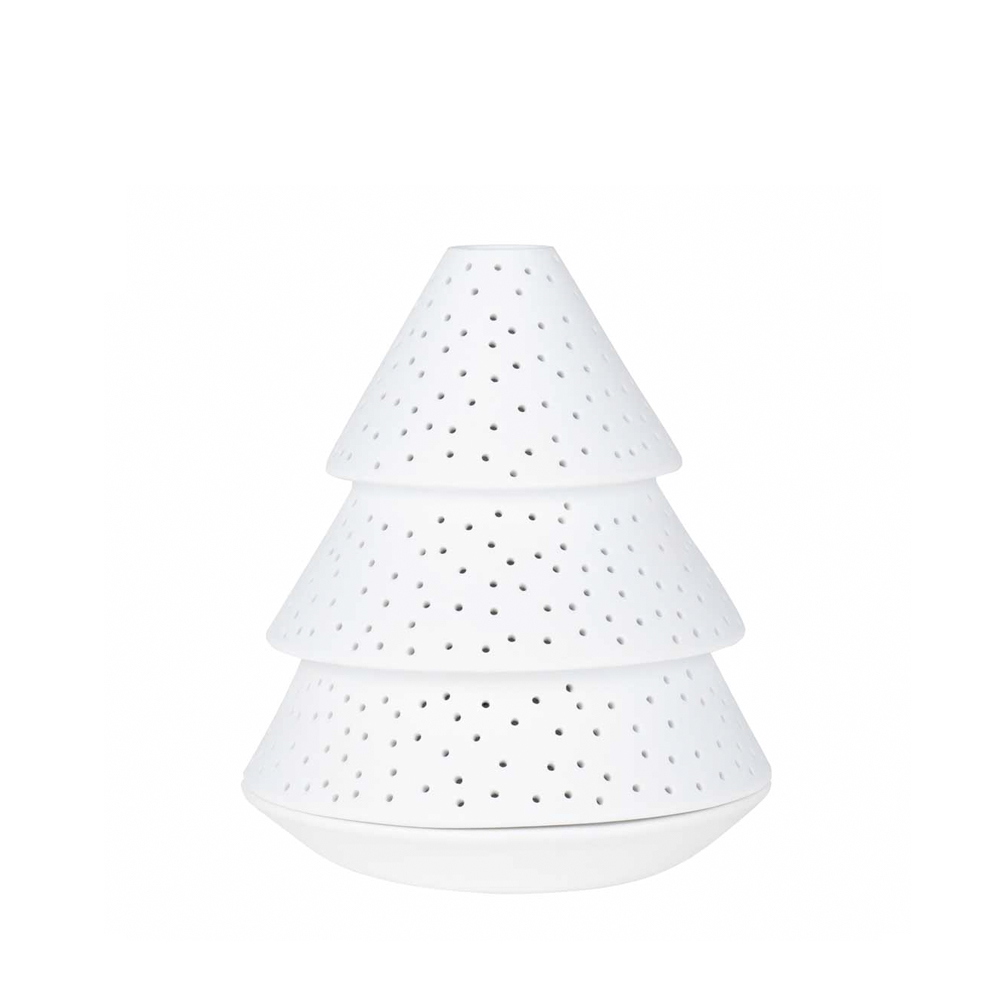 Räder Bílý porcelánový svícen SMALL FIR