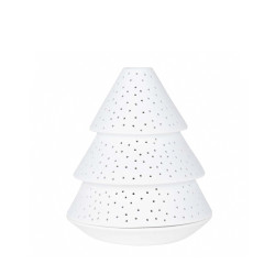 Räder Bílý porcelánový svícen SMALL FIR