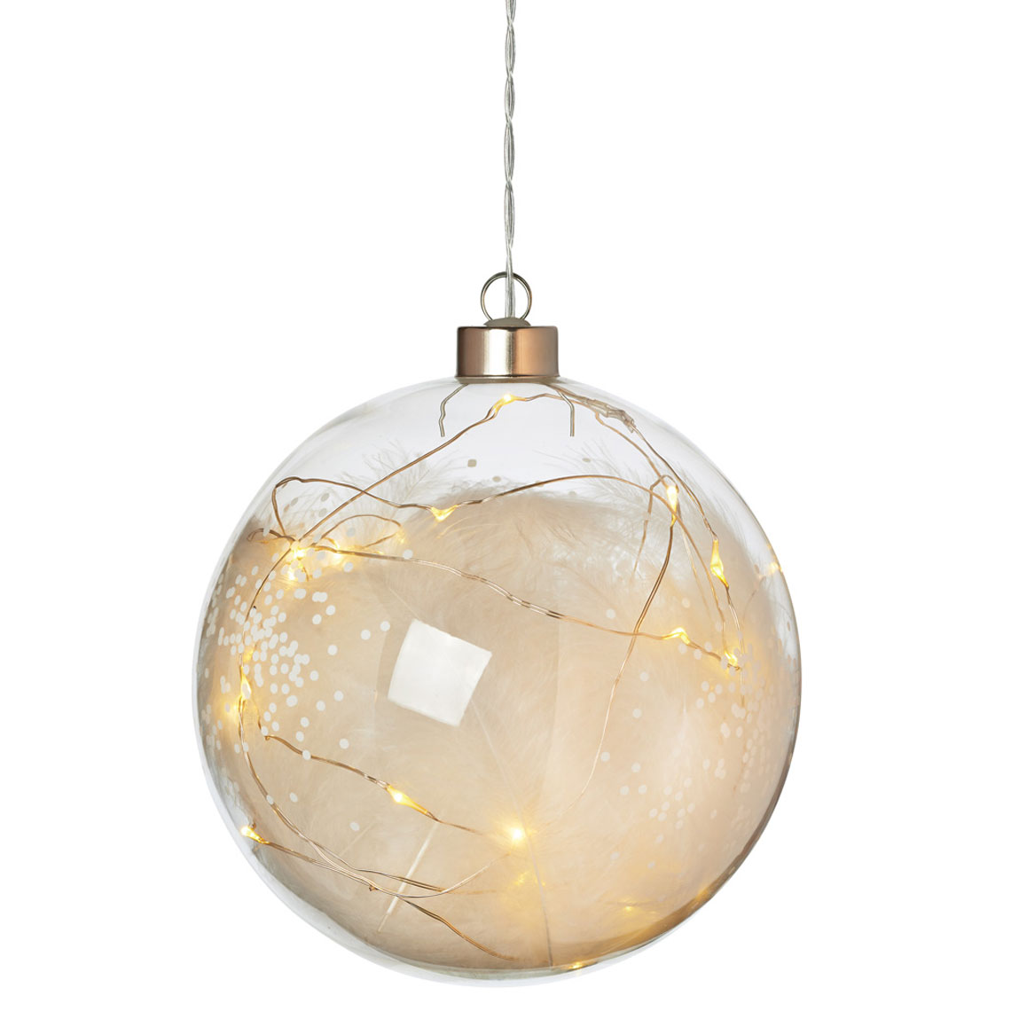 Räder LED světelná koule s peříčky, velká