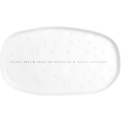 Räder Oválný porcelánový talíř MERRY CHRISTMAS