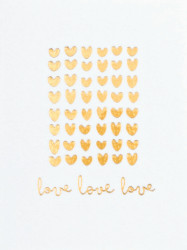 Räder Papírové mini přání LOVE LOVE LOVE