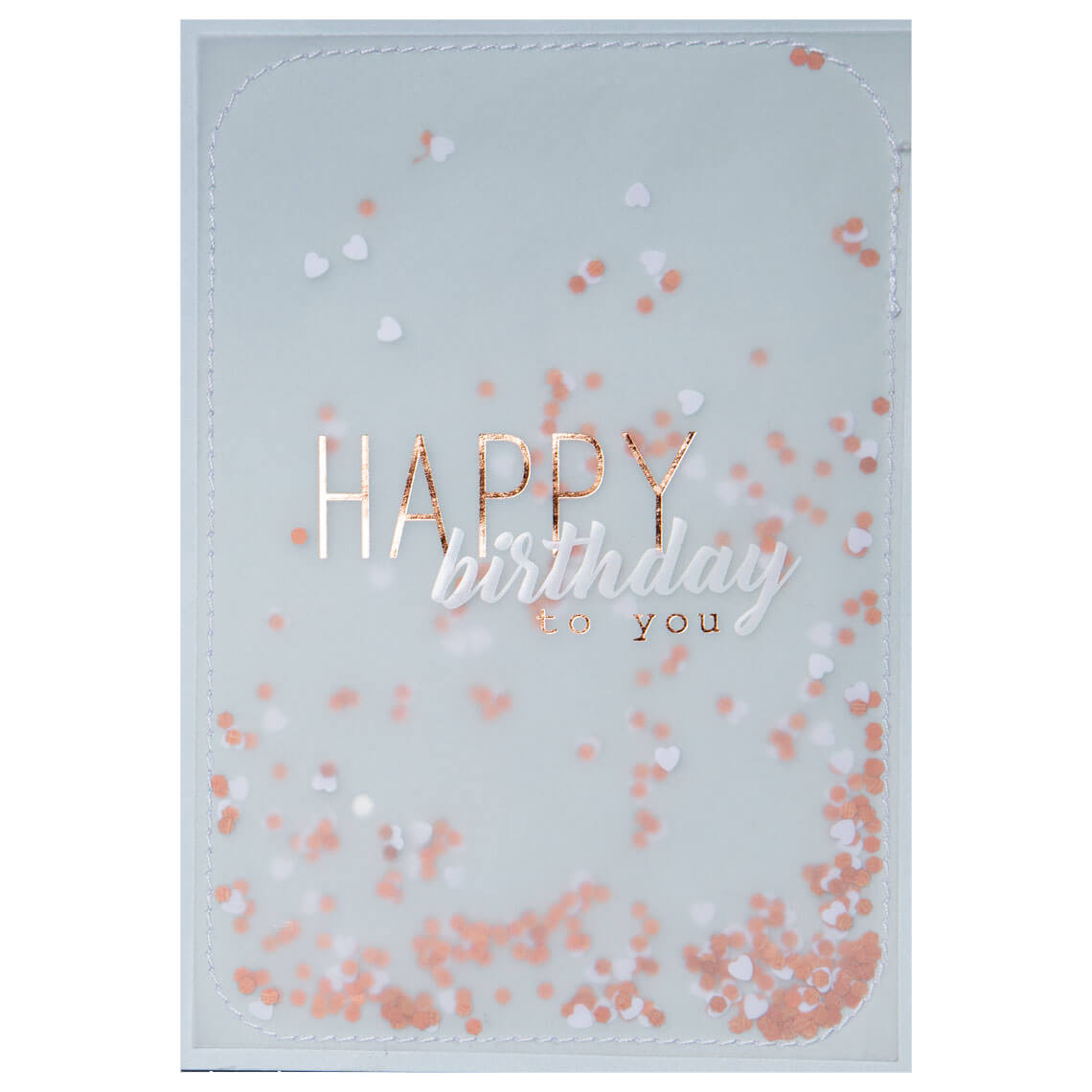 Räder Papírové přání k narozeninám HAPPY BIRTHDAY s konfetami