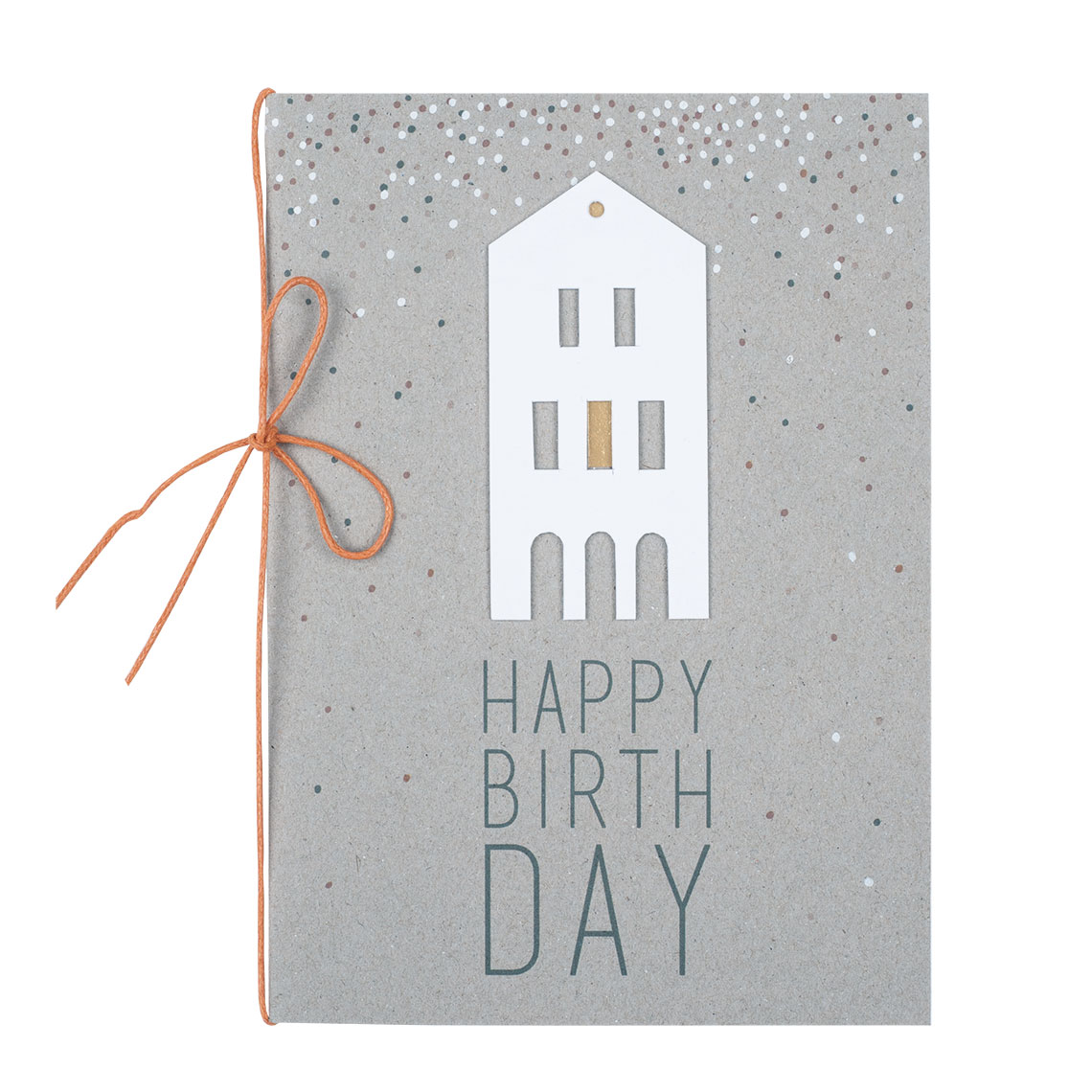 Räder Papírové přání k narozeninám LITTLE HOUSE HAPPY BIRTHDAY