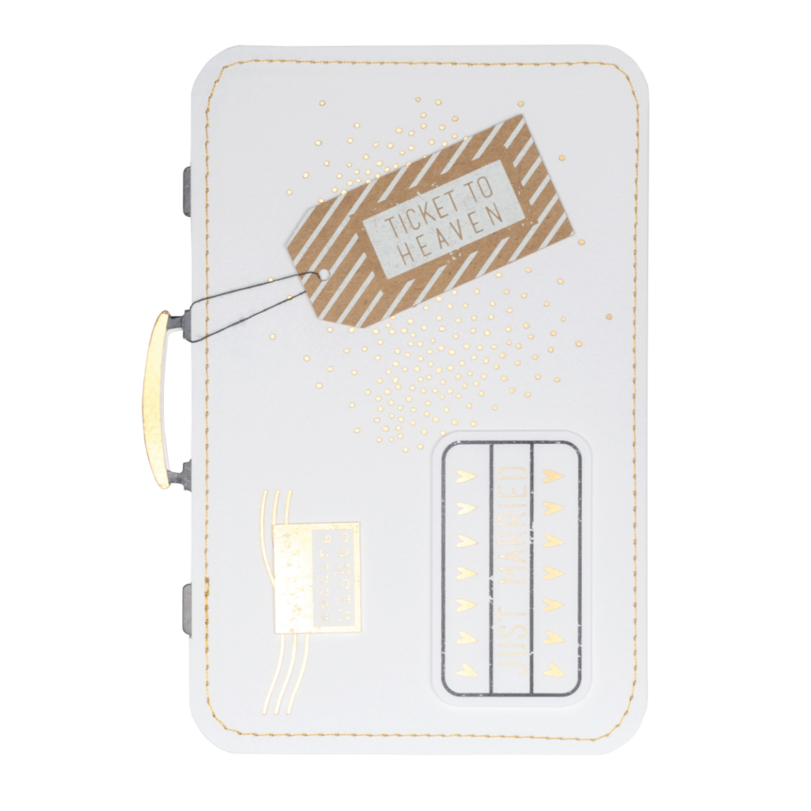 Räder Papírové přání ke svatbě JUST MARRIED