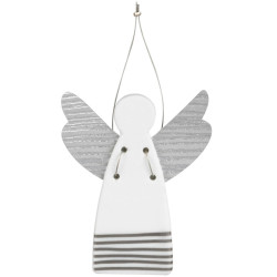Räder Porcelánový mini anděl STRIPES, závěsný