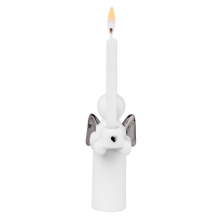 Räder Porcelánový svícínek ANDĚL se stříbrnými křídly