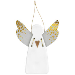 Räder Porcelánový závěsný anděl HEART GOLD