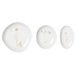 Räder Sada 3 porcelánových misek DANDELION