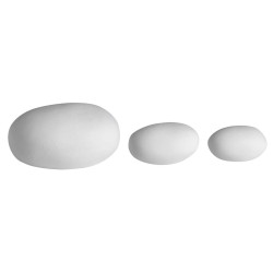 Räder Sada 3 svítících porcelánových oblázků