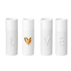 Räder Sada 4 mini váziček LOVE