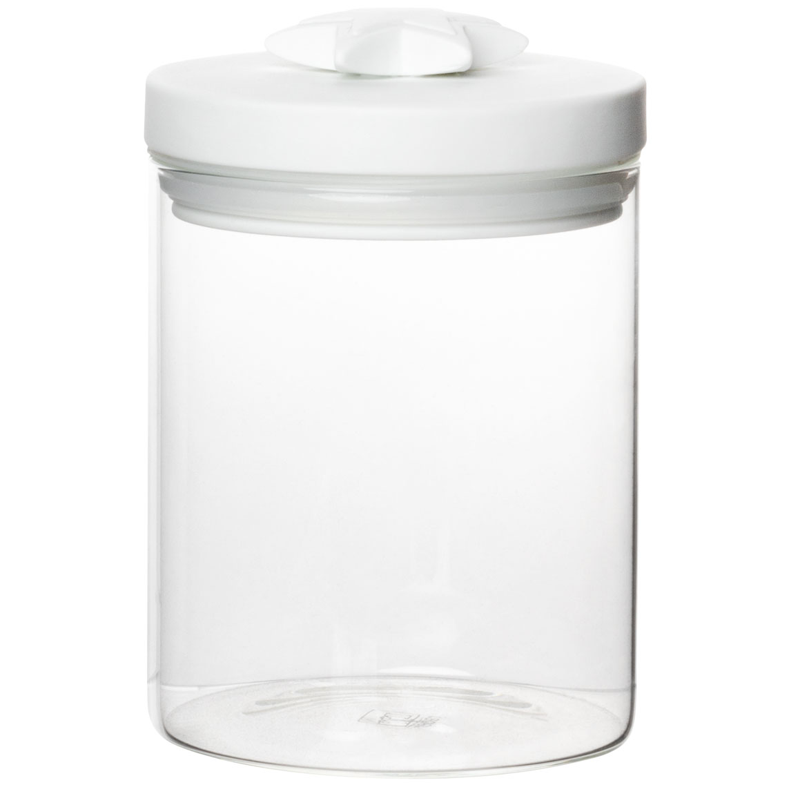 Räder Skleněná dóza na potraviny STAR s porcelánovým víkem