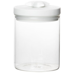 Räder Skleněná dóza na potraviny STAR s porcelánovým víkem