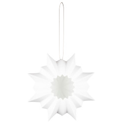 Räder Závěsný porcelánový svícen HVĚZDA, velký (21 cm)