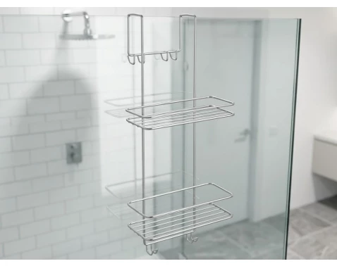 Regál do sprchy Reflex Luxy 2, chrom