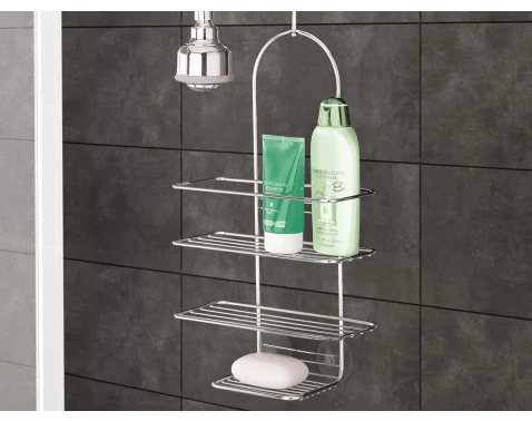 Regál do sprchy Reflex Luxy 3, chrom