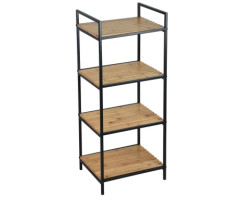 Regál se 4 policemi Fargo, bambus