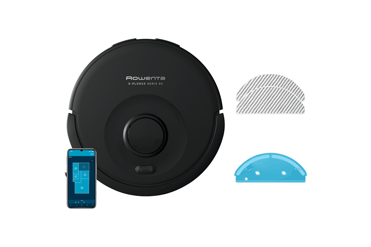 Robotický vysavač Rowenta X-Plorer S85 RR87C5WH Černý
