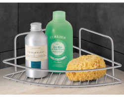 Rohový koupelnový stojánek Reflex Luxy, chrom