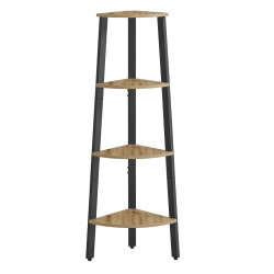 Rohový regál TAYLOR ARTISAN 4 police, 125x34cm