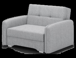 Rozkládací křeslo LAINE, světle šedé