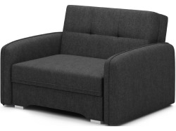 Rozkládací křeslo LAINE, černé