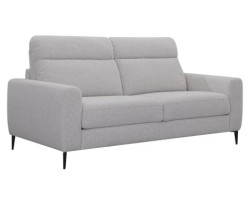 Rozkládací pohovka na trvalé spaní Georgia, achátově šedá tkanina