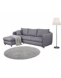 Rozkládací rohová pohovka Evola, velurová