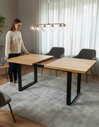 Rozkládací stůl Grand M Plus, divoký dub