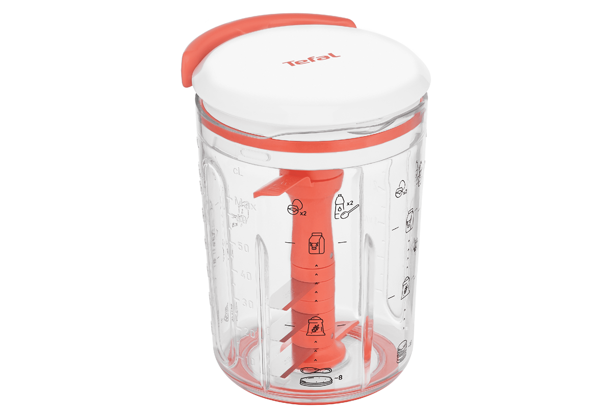 Ruční mixér na palačinkové těsto Tefal Pancake Express K1844404 Korálový/Bílý