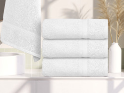 Ručník CLARYSSE ELEGANCE 60x110 cm bílý, 100% bavlna