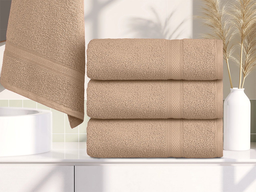 Ručník CLARYSSE ELEGANCE 60x110 cm pískový, 100% bavlna