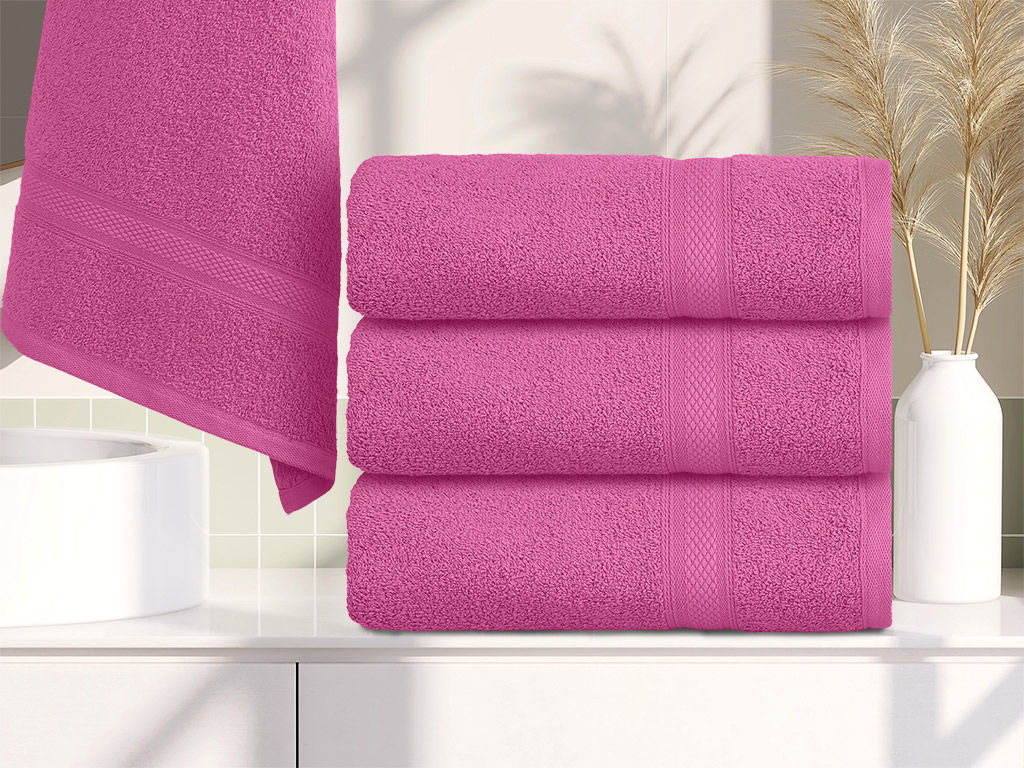 Ručník CLARYSSE ELEGANCE 60x110 cm růžový, 100% bavlna