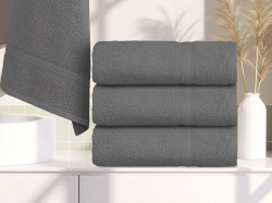 Ručník CLARYSSE ELEGANCE 60x110 cm šedý, 100% bavlna