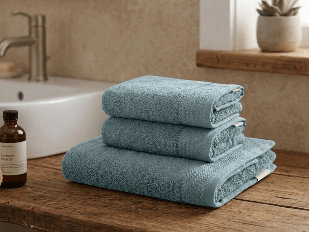 Ručník CLYR 50x100 cm modrý, 100% bavlna