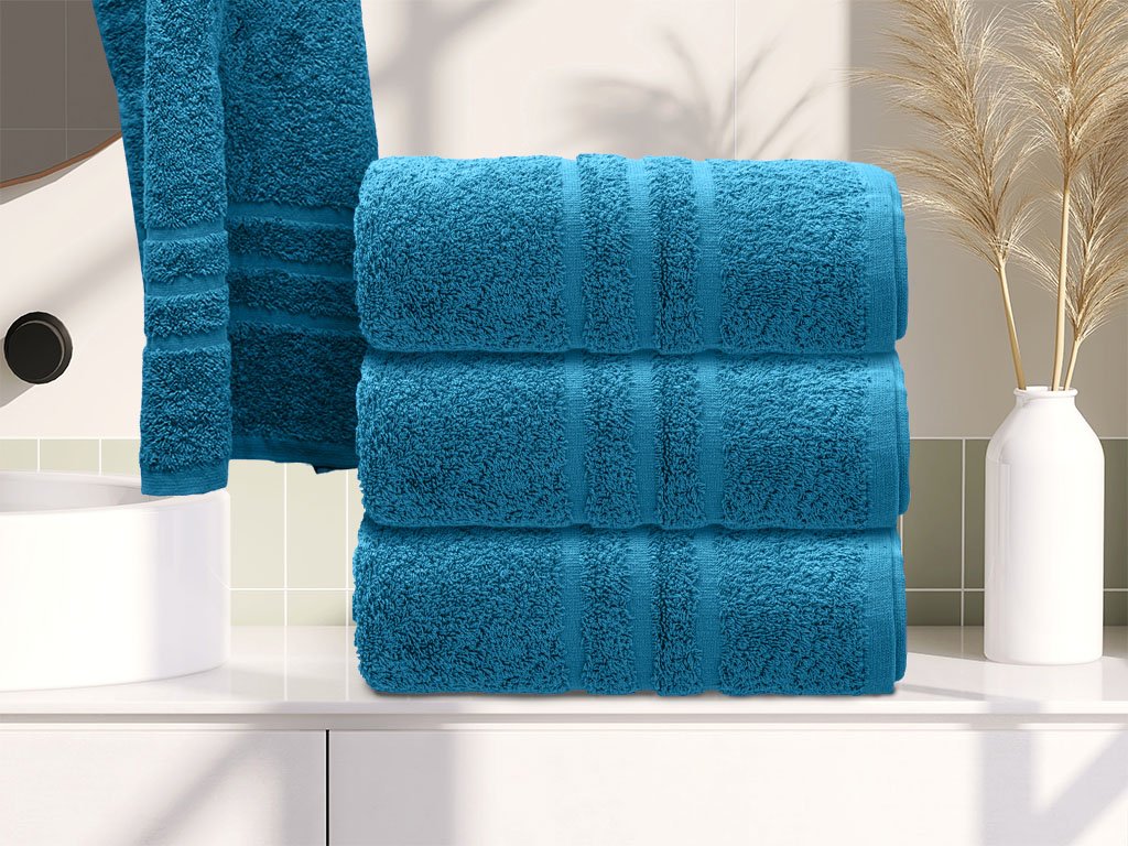 Ručník Comfort 50 x 100 cm azurový, 100% bavlna